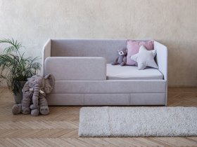 Диван-кровать Happy (светло-серый) в Ташаре - tashara.mebel-nsk.ru | фото