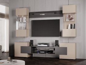 Гостиная Фэнтези (кашемир/графит) в Ташаре - tashara.mebel-nsk.ru | фото