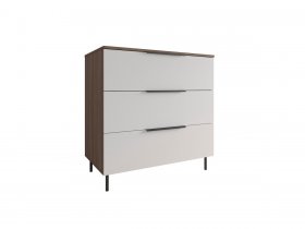 Комод 900 Роза (орех франклин карамельный/бежевый скин) в Ташаре - tashara.mebel-nsk.ru | фото