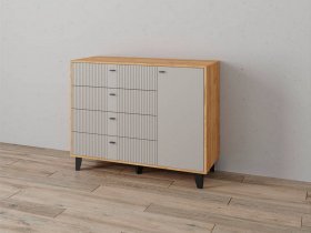 Комод «Катрин-13» (дуб крафт золотой/сантьяго софт) в Ташаре - tashara.mebel-nsk.ru | фото