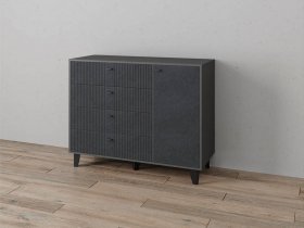 Комод «Катрин-13» (графит/гранит лофт) в Ташаре - tashara.mebel-nsk.ru | фото