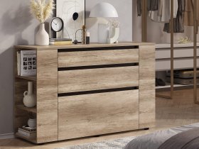 Комод КМ-06 Энигма (венге/дуб каньон) в Ташаре - tashara.mebel-nsk.ru | фото