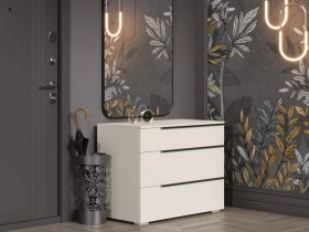 Комод с 3 ящиками Айри КМ-001 (кашемир) в Ташаре - tashara.mebel-nsk.ru | фото
