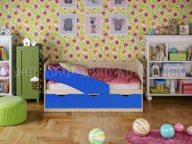 Кровать детская Бабочки 2,0 м в Ташаре - tashara.mebel-nsk.ru | фото