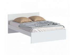 Кровать двуспальная 1,4м Бруклин СБ-3353 (белый) в Ташаре - tashara.mebel-nsk.ru | фото