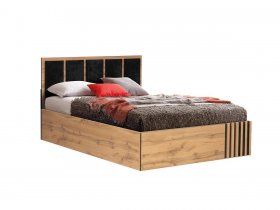 Кровать двуспальная с подъем. мех. 1,6 м Либерти 51.20 в Ташаре - tashara.mebel-nsk.ru | фото