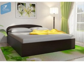 Кровать двуспальная 1,6м с подъем. мех. (венге) в Ташаре - tashara.mebel-nsk.ru | фото