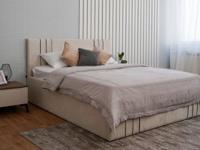 Кровать двуспальная 1,8м с подъем. мех. Леванте в Ташаре - tashara.mebel-nsk.ru | фото