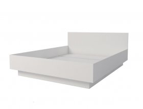 Кровать двуспальная Мебелевс 1,6 м (белый) в Ташаре - tashara.mebel-nsk.ru | фото