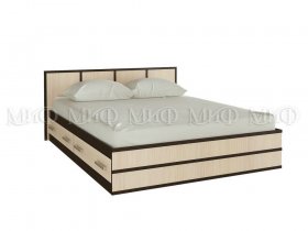 Кровать двуспальная Сакура 1,4 м в Ташаре - tashara.mebel-nsk.ru | фото