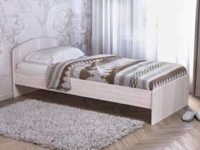 Кровать односпальная 80 с низкой спинкой (ясень шимо светлый) в Ташаре - tashara.mebel-nsk.ru | фото