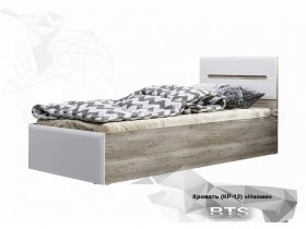 Кровать односпальная Наоми КР-12 в Ташаре - tashara.mebel-nsk.ru | фото