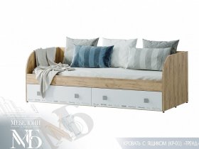 Кровать с ящиками Тренд КР-01 в Ташаре - tashara.mebel-nsk.ru | фото