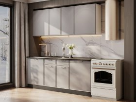 Кухонный гарнитур «Адель» 2,0м (нео) в Ташаре - tashara.mebel-nsk.ru | фото