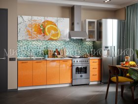 Кухонный гарнитур Апельсин в Ташаре - tashara.mebel-nsk.ru | фото