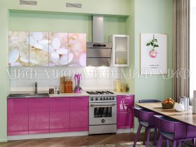 Кухонный гарнитур Вишневый цвет в Ташаре - tashara.mebel-nsk.ru | фото
