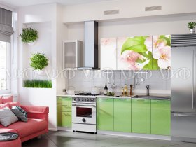 Кухонный гарнитур Яблоневый цвет в Ташаре - tashara.mebel-nsk.ru | фото