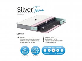 Матрас Silver Two в Ташаре - tashara.mebel-nsk.ru | фото