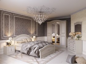 Модульная спальня Николь (Мебельград) в Ташаре - tashara.mebel-nsk.ru | фото