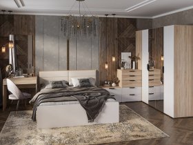 Модульная спальня Норд в Ташаре - tashara.mebel-nsk.ru | фото