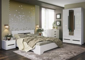 Модульная спальня Валирия в Ташаре - tashara.mebel-nsk.ru | фото