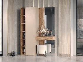 Прихожая Ева (кашемир/дуб вотан) в Ташаре - tashara.mebel-nsk.ru | фото