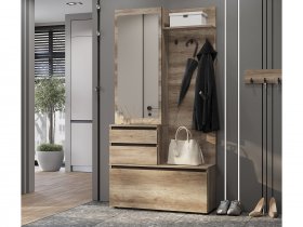 Прихожая ПР-04 Энигма (венге/дуб каньон) в Ташаре - tashara.mebel-nsk.ru | фото