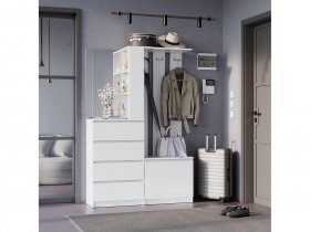 Прихожая Симпл ПР-04 (белый) в Ташаре - tashara.mebel-nsk.ru | фото