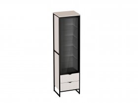 Шкаф 1 дв 2 ящ Нора (персидский жемчуг) (гостиная) в Ташаре - tashara.mebel-nsk.ru | фото