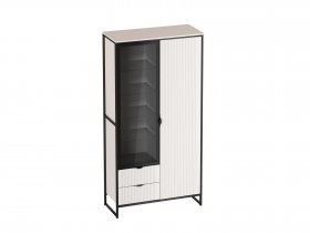 Шкаф 2 дв 2 ящ Нора (персидский жемчуг) (гостиная) в Ташаре - tashara.mebel-nsk.ru | фото