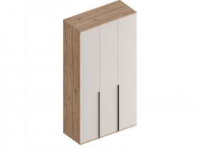 Шкаф 3-ств Сицилия (дуб альпийский/тефия) в Ташаре - tashara.mebel-nsk.ru | фото