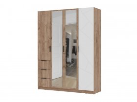Шкаф четырехстворчатый 1600 ШК-04 Орегон в Ташаре - tashara.mebel-nsk.ru | фото