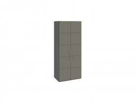 Шкаф для одежды с 2 дверями Наоми (джут/фон серый) СМ-208.07.03 в Ташаре - tashara.mebel-nsk.ru | фото