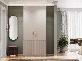 Шкаф двухстворчатый Эккервуд (Нью) (меланж) в Ташаре - tashara.mebel-nsk.ru | фото
