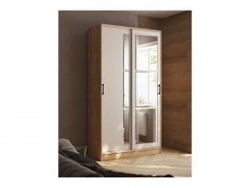 Шкаф-купе 1,2м «Стиль-2» (дуб крафт золотой/кашемир) в Ташаре - tashara.mebel-nsk.ru | фото
