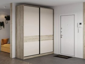 Шкаф-купе Бостон ШК-005 (2.0 м) (дуб крафт серый/кашемир) в Ташаре - tashara.mebel-nsk.ru | фото