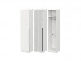 Шкаф ШК-50 Эккервуд (белый) в Ташаре - tashara.mebel-nsk.ru | фото