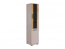 Стеллаж Лайт-2 (кашемир/дуб крафт золотой) в Ташаре - tashara.mebel-nsk.ru | фото