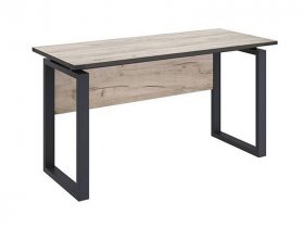 Стол офисный Ст077.0_140 Гермес лофт (дуб крафт серый) в Ташаре - tashara.mebel-nsk.ru | фото