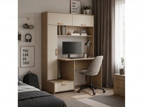 Стол письменный Лайт 03.243  (плэйн/сатин) в Ташаре - tashara.mebel-nsk.ru | фото
