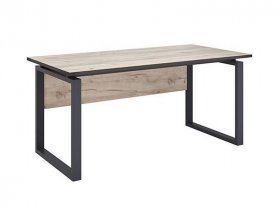 Стол руководителя Ст075.0 Гермес лофт (дуб крафт серый) в Ташаре - tashara.mebel-nsk.ru | фото